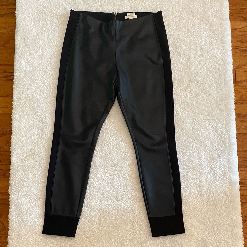 J. Crew The Gigi Pant faux leather leggings